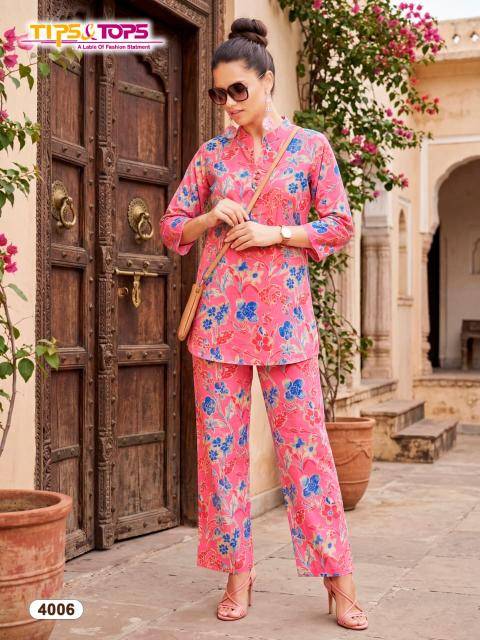 Tips & tops cotton trends vol 4 coord set Kurti manufacturers in Kolkata